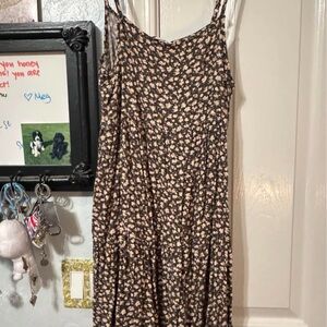 American Eagle Outfitters Black Floral Mini Dress